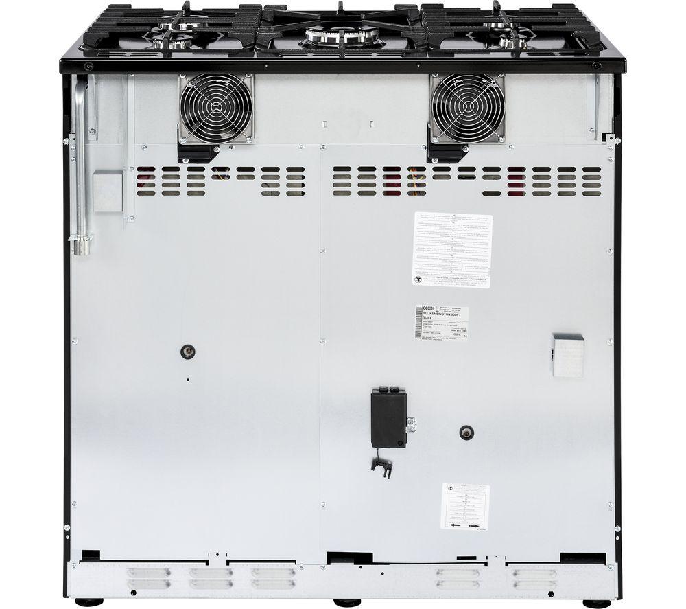 Buy BELLING Kensington 90DFT 90 cm Dual Fuel Range Cooker Black Currys