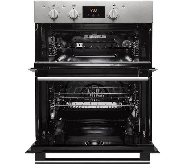 HOTPOINT Class 4 DU4 541 IX Electric Built-under Double Oven - Black & Stainless Steel image number 1