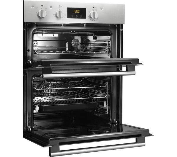 HOTPOINT Class 4 DU4 541 IX Electric Built-under Double Oven - Black & Stainless Steel image number 2