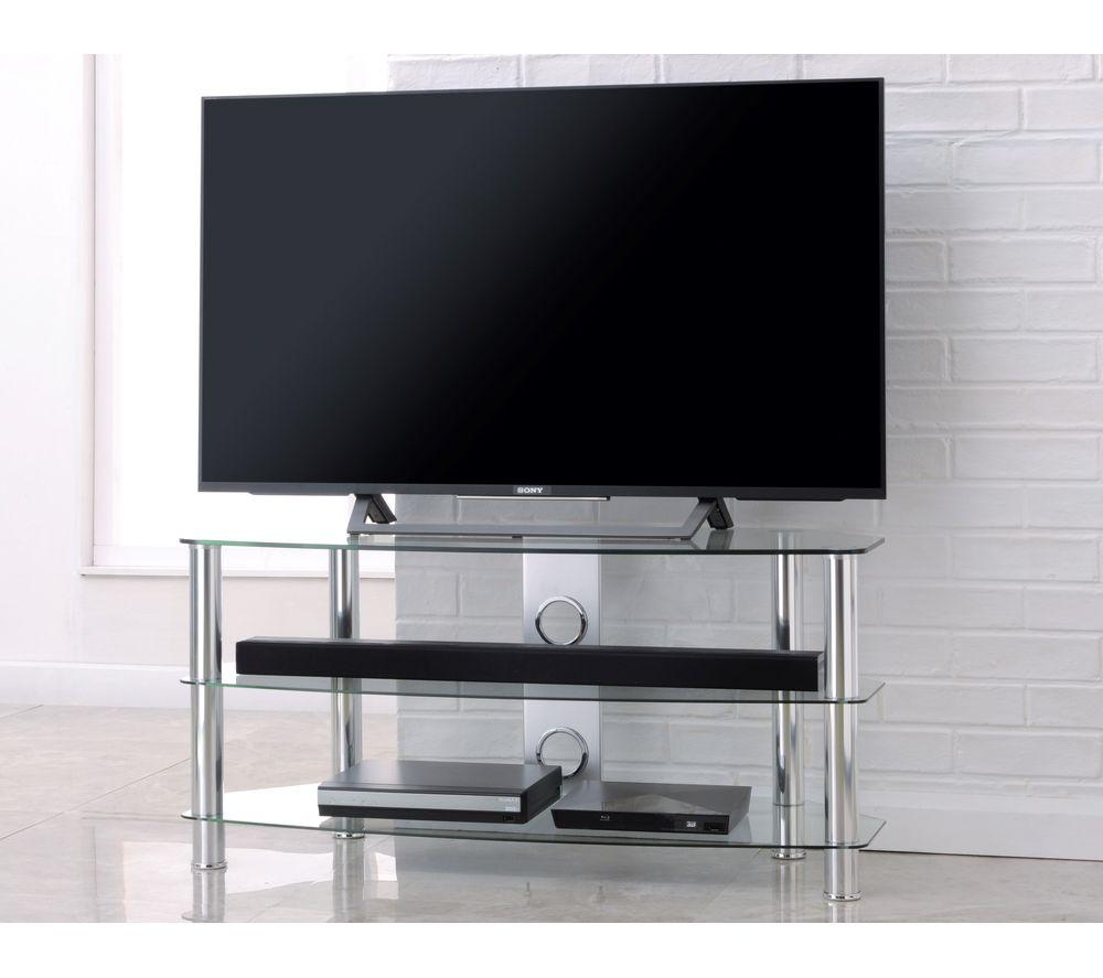 TTAP Vantage 1050 mm TV Stand for up to 50" TVs - Chrome image number 7 of 7