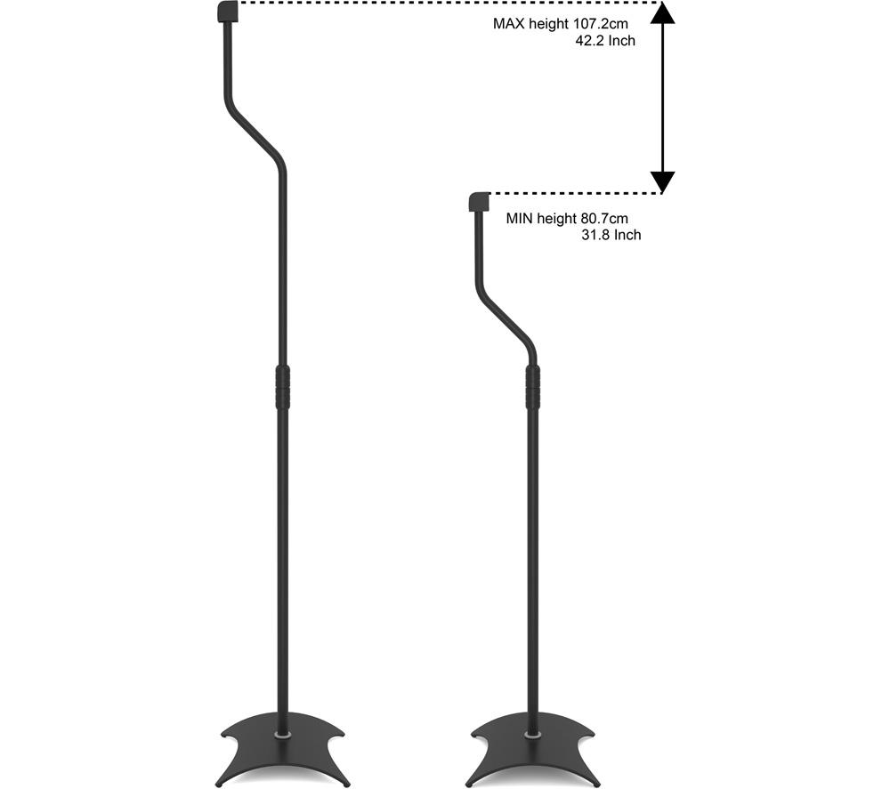 AVF EAK80B Floorstand Tilt & Swivel Speaker Brackets image number 7 of 9
