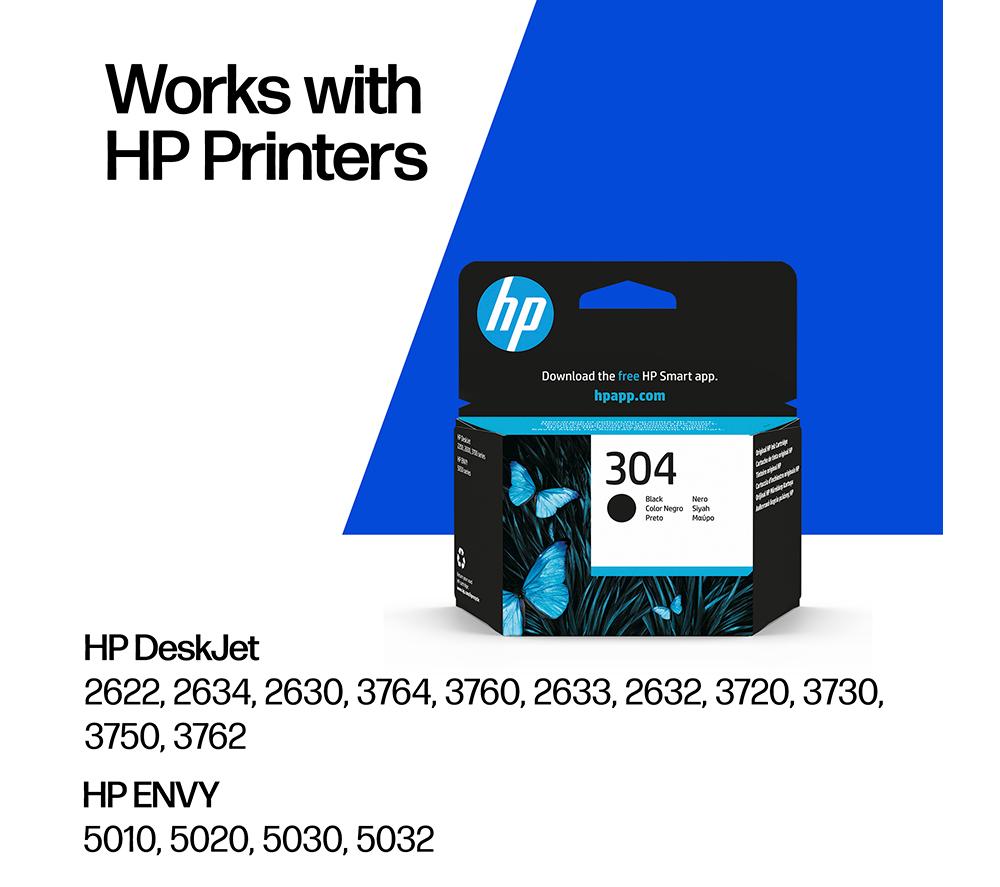 HP 304 Original Black Ink Cartridge image number 2 of 14