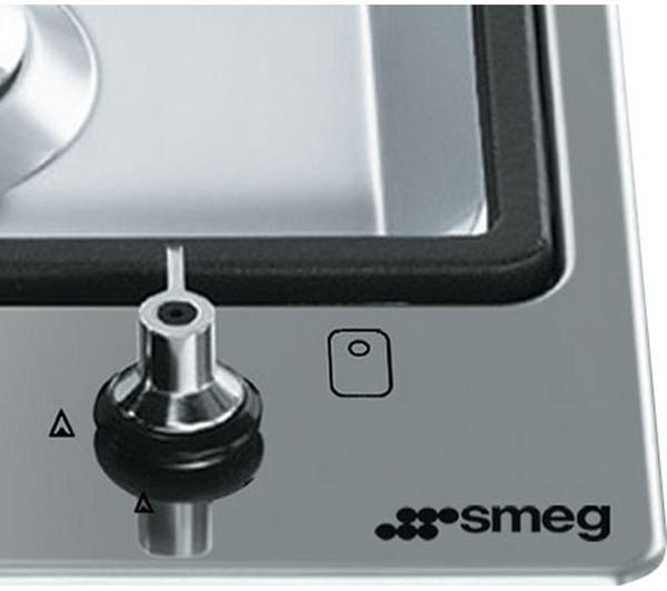SMEG Classic PGF32G Domino Gas Hob - Stainless Steel image number 2