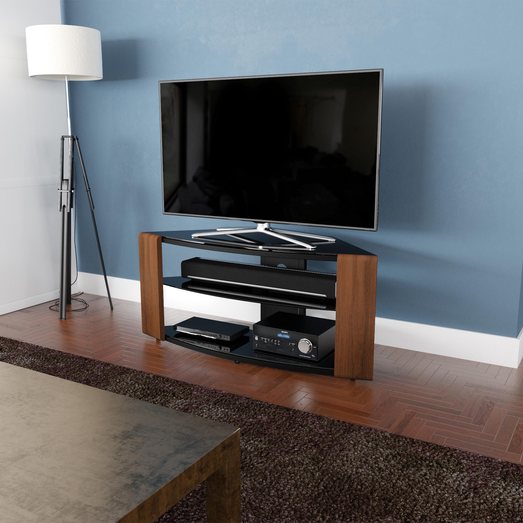AVF Como FS1174COW 1174 mm TV Stand for up to 55" TVs - Walnut image number 4 of 5