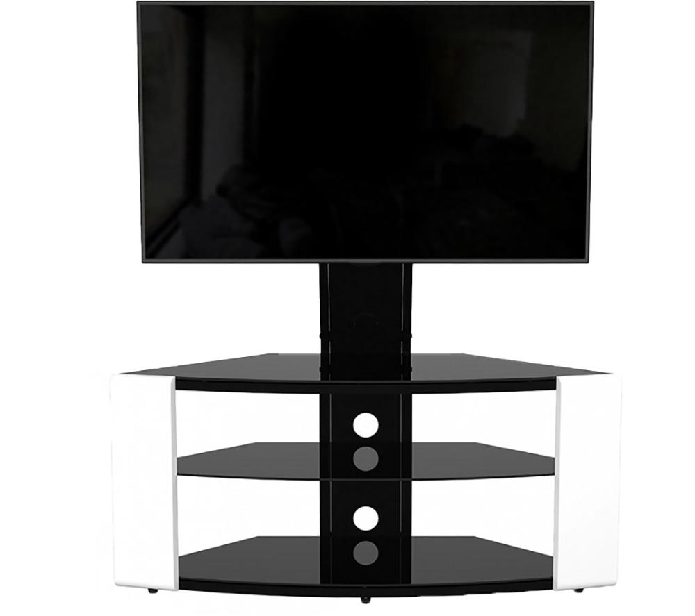 AVF Como FSL1174COGW 1081 mm TV Stand with Bracket for up to 55" TVs - White image number 6 of 8