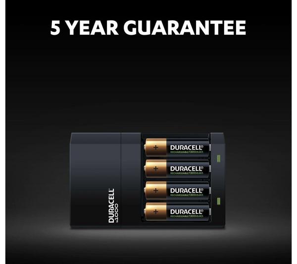 DURACELL CEF14 4-Battery Charger with Batteries image number 4