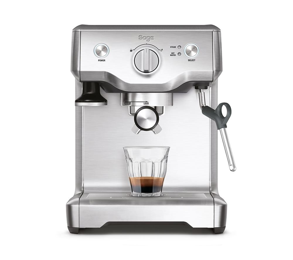 SAGE Duo Temp Pro Coffee Machine - Silver, Silver/Grey