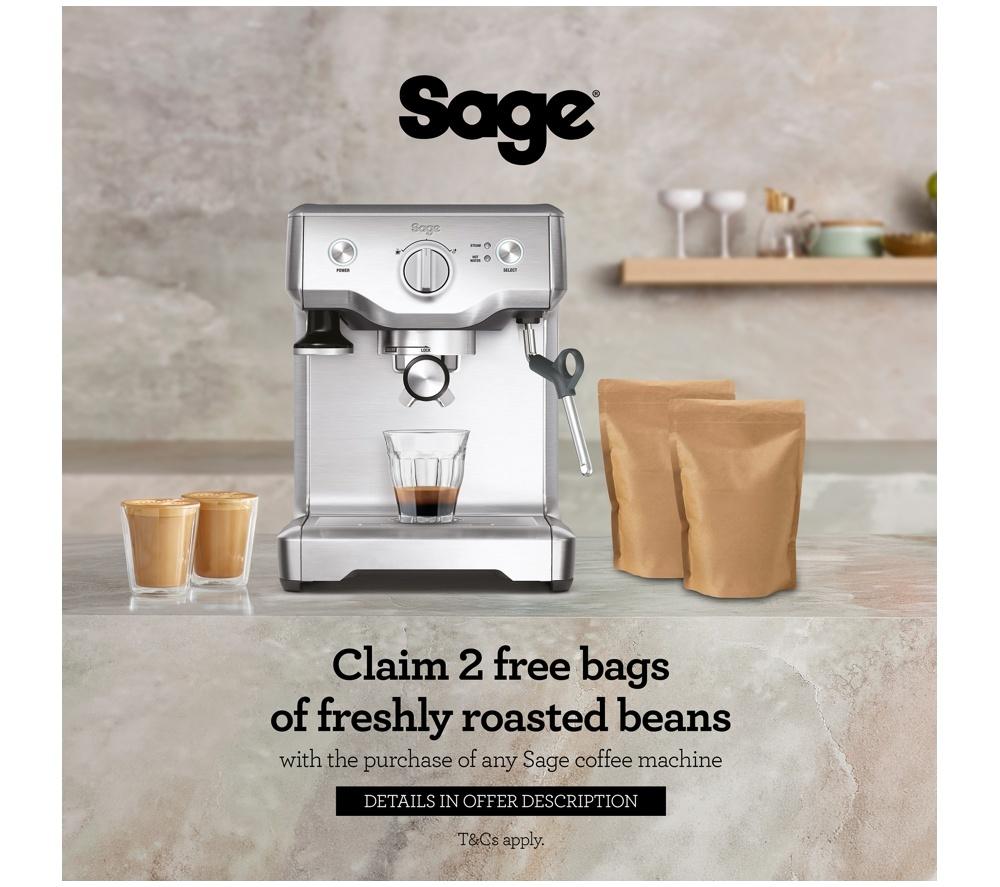 SAGE Duo Temp Pro Coffee Machine - Silver image number 7 of 8