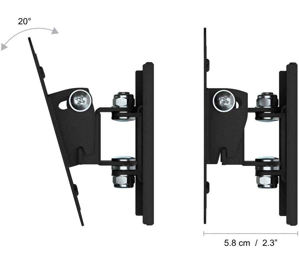 AVF MRL12 Tilt & Swivel 12-32" TV & Monitor Bracket - Black image number 5 of 7