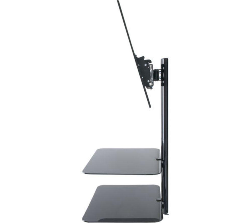 AVF ESL422B 430 mm TV Bracket with AV Shelving for up to 47" TVs - Black image number 2 of 9