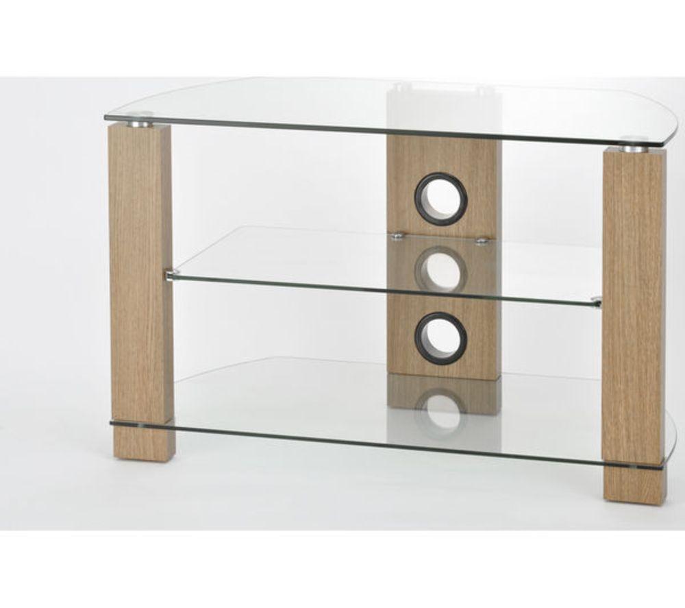 TTAP Vision 800 mm TV Stand for up to 40" TVs - Light Oak image number 2 of 9