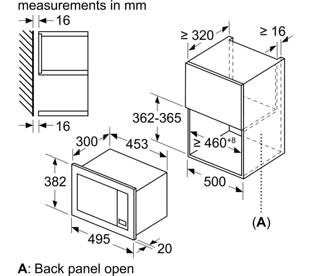 Buy BOSCH Serie 2 HMT75M551B Builtin Solo Microwave Stainless Steel
