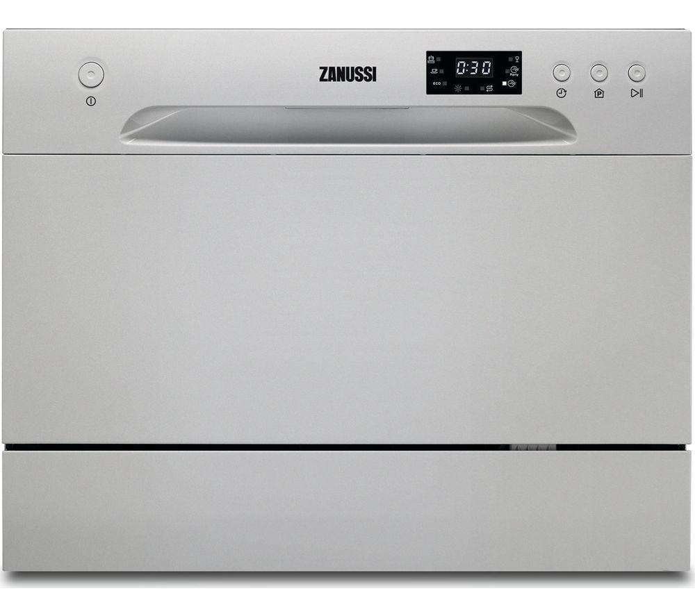 ZANUSSI ZDM17301SA Compact Dishwasher - Silver