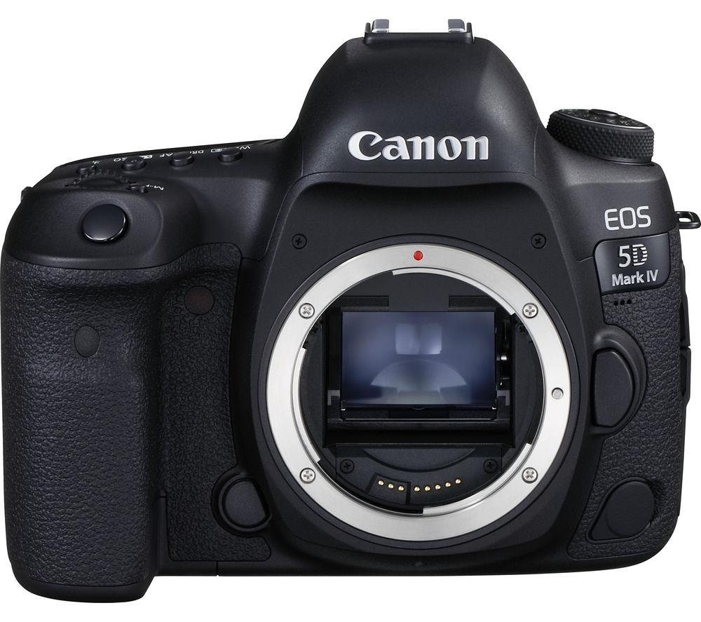 Image of CANON EOS 5D Mark IV DSLR Camera - Body Only, Black