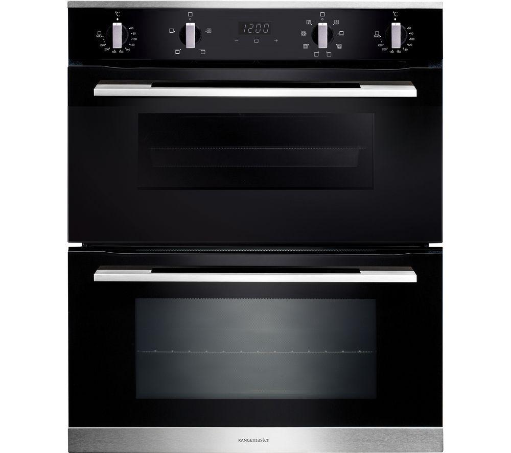 Buy RANGEMASTER RMB7248BL/SS Electric Builtunder Double Oven Black
