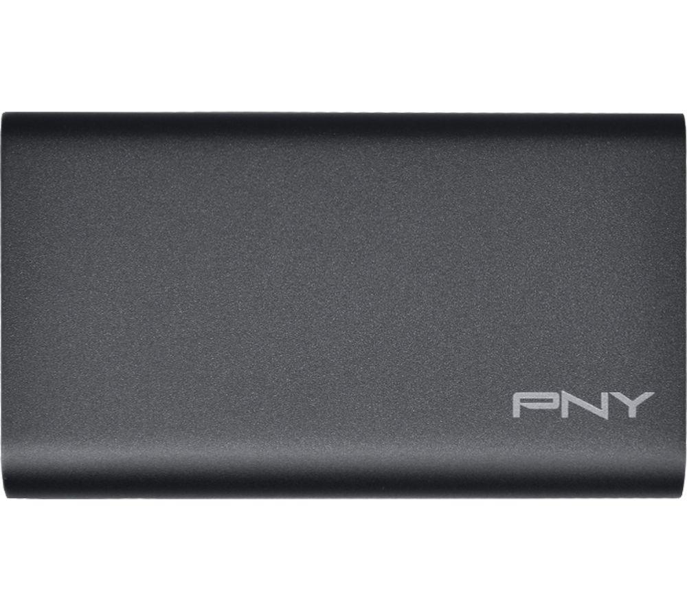 Image of PNY ELITE Portable SSD - 240 GB, Black, Black