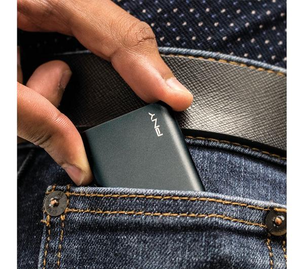 PNY ELITE Portable SSD - 240 GB, Black image number 3
