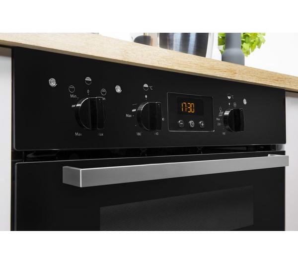 INDESIT Aria IDU 6340 BL Electric Built-under Double Oven - Black image number 5