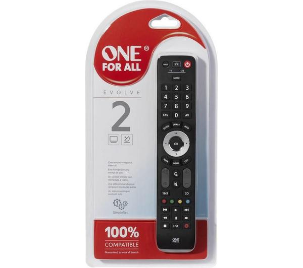 ONE FOR ALL Evolve 2 URC7125 Universal Remote Control image number 2