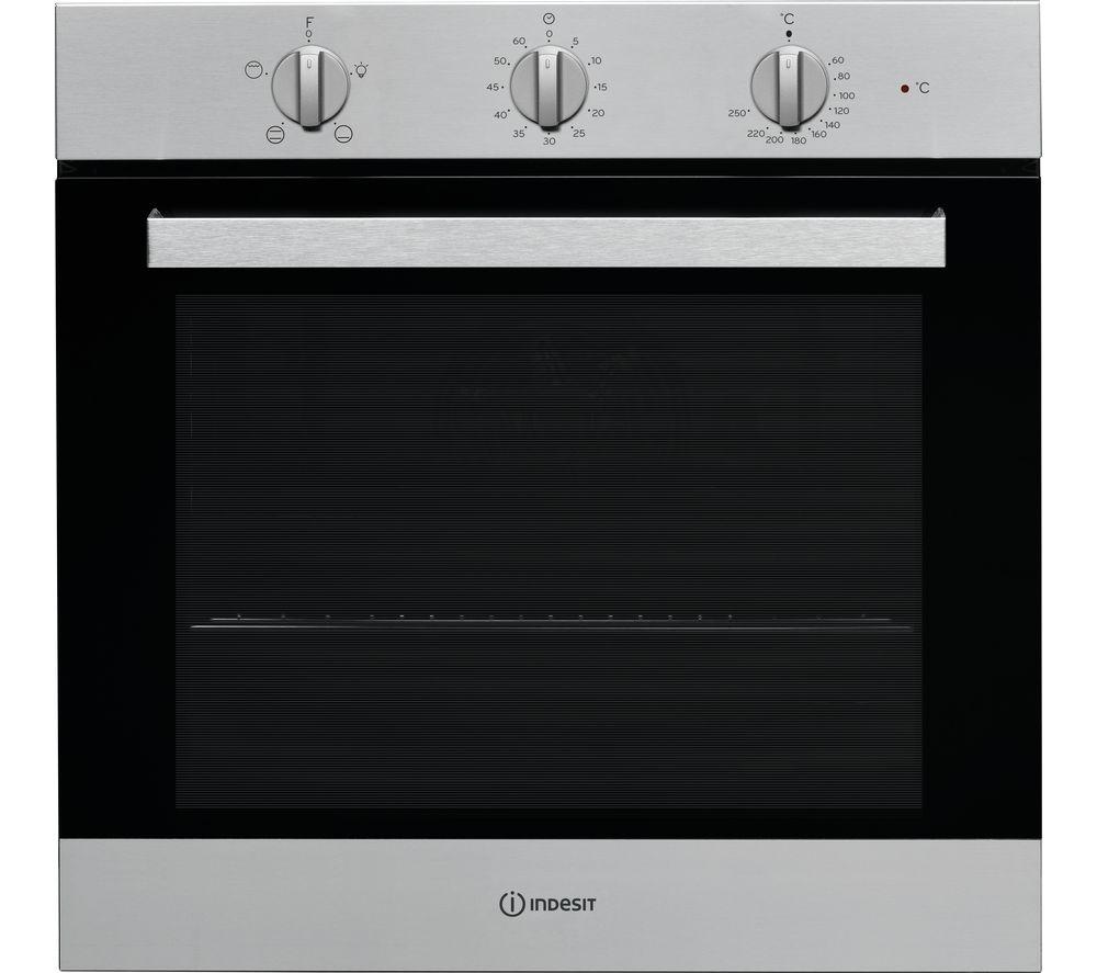 INDESIT Click&Clean IFW 6230 IX UK Electric Oven - Stainless Steel, Stainless Steel
