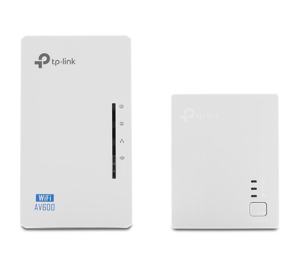TP-LINK WPA4220 WiFi Powerline Adapter Kit - AV600, Twin Pack image number 4 of 7