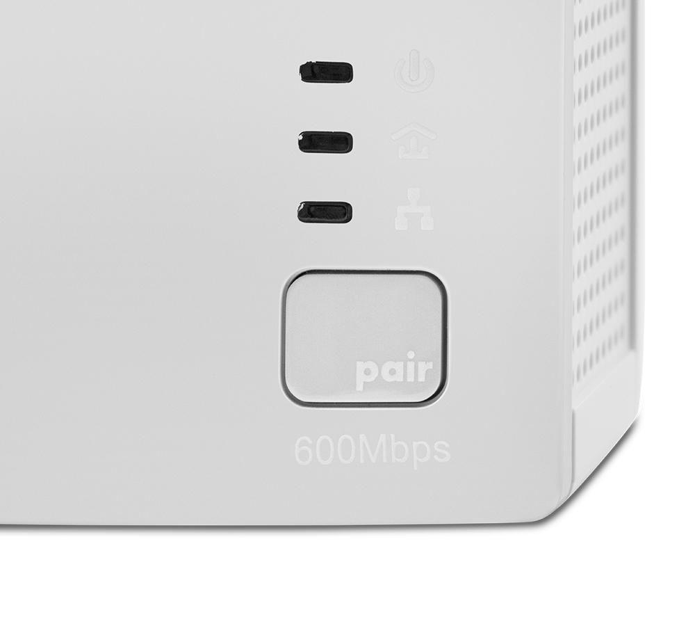 TP-LINK WPA4220 WiFi Powerline Adapter Kit - AV600, Twin Pack image number 5 of 7