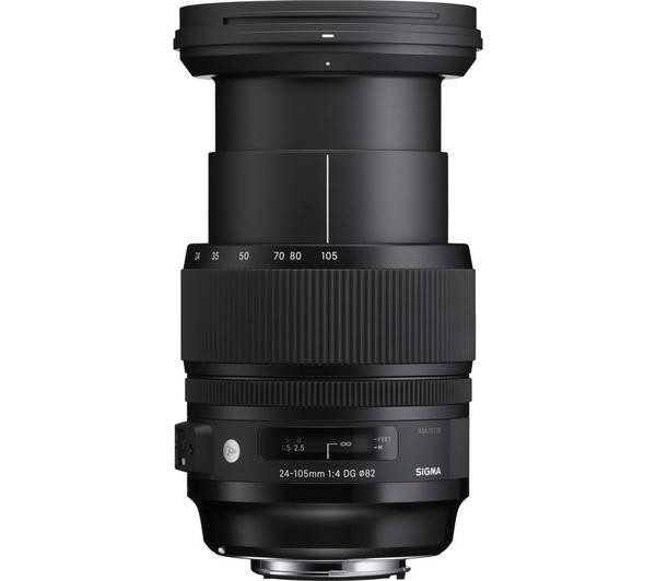 SIGMA 24-105 mm f/4.0 DG HSM Standard Zoom Lens - for Nikon image number 1