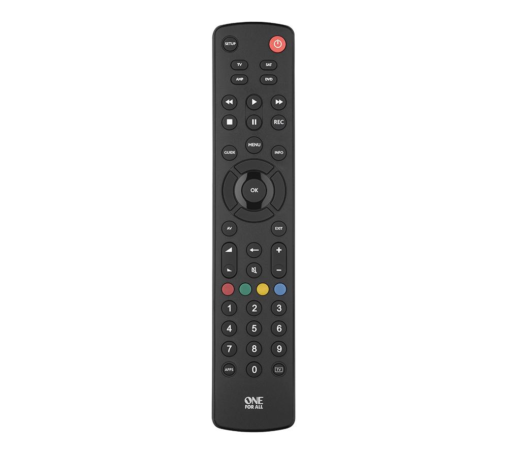 Buy ONE FOR ALL URC1240 Contour 4 Devices Universal Remote Control | Currys
