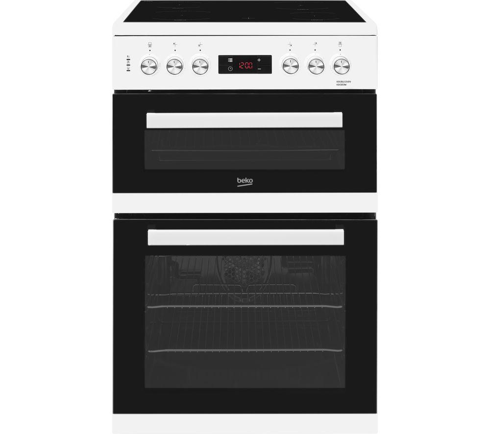 BEKO KDC653W 60 cm Electric Ceramic Cooker - White, White