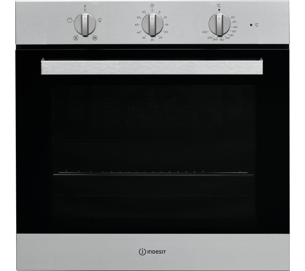 INDESIT Click&Clean IFW 6330 IX Electric Oven - Stainless Steel, Stainless Steel