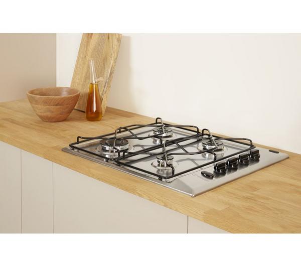INDESIT Aria PAA 642 IX/I WE Gas Hob - Silver image number 2