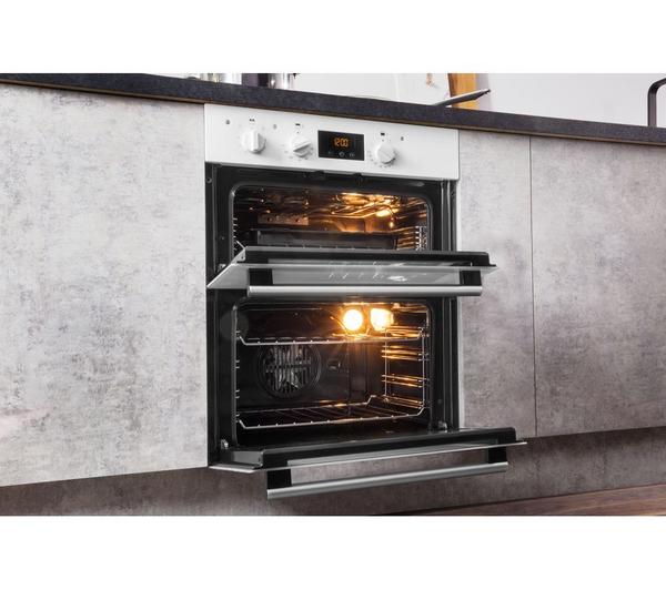 HOTPOINT Class 2 DU2 540 Electric Built-under Double Oven - White image number 3