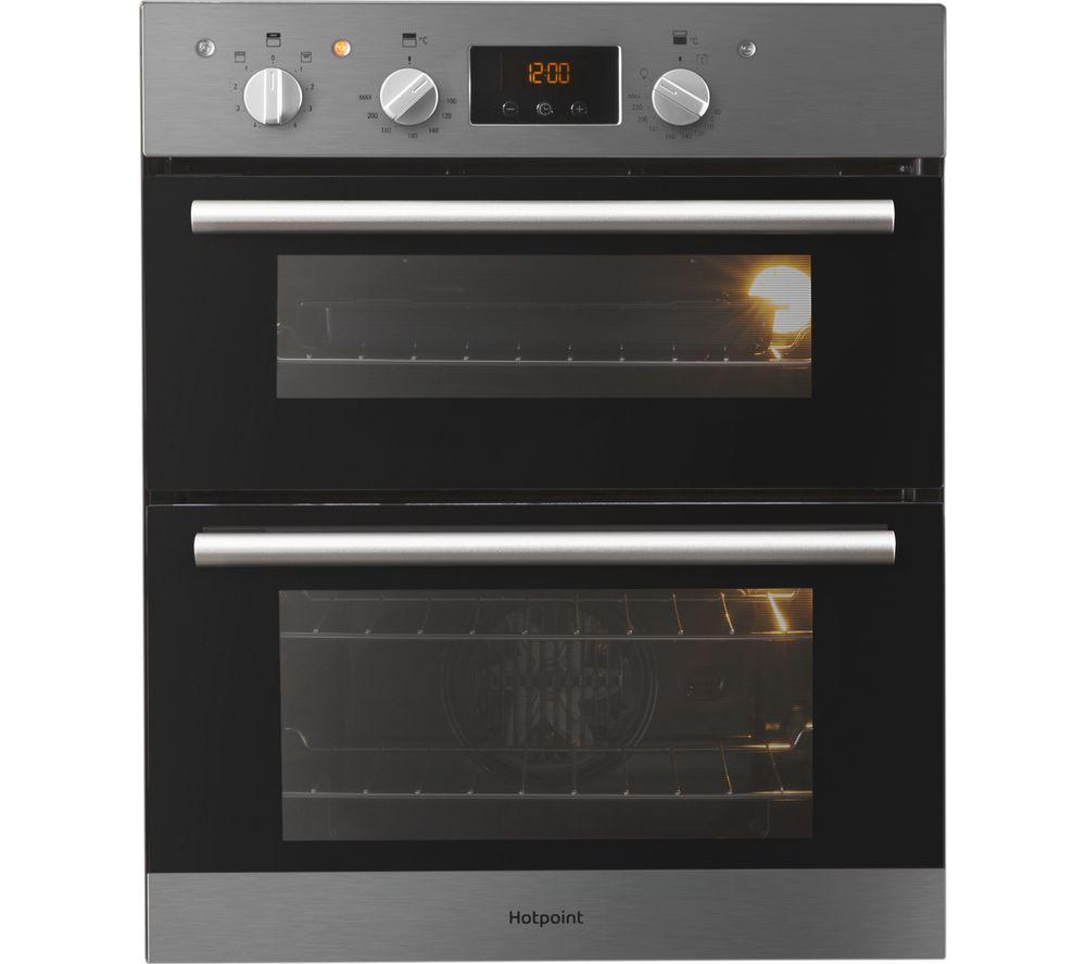 HOTPOINT Class 2 DU2 540 IX Electric Built-under Double Oven - Stainless Steel, Stainless Steel