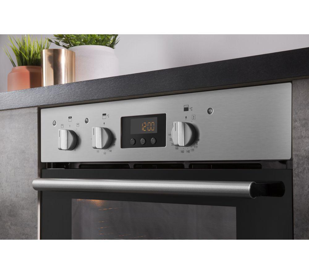 Currys hotpoint built under deals double oven