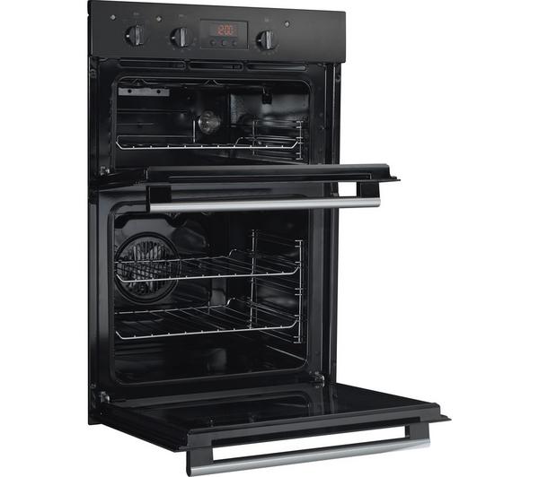 HOTPOINT Class 2 DD2 540 BL Electric Double Oven - Black image number 4