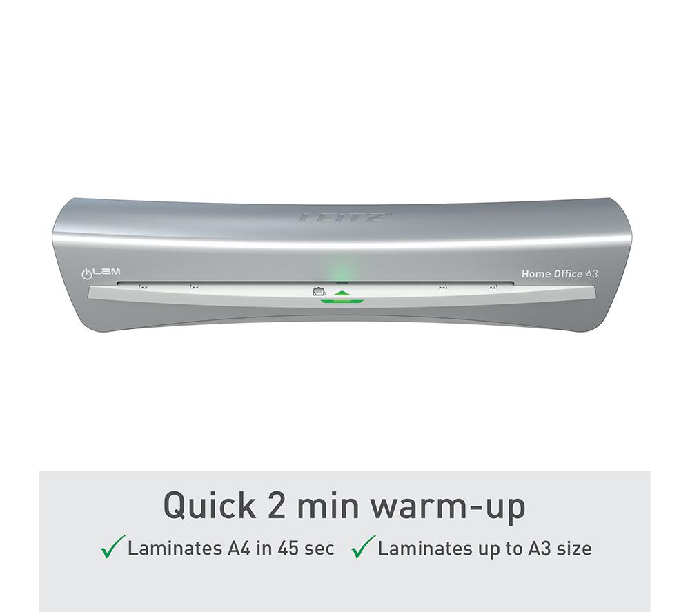 LEITZ iLAM 74401089 A3 Laminator - Grey image number 4 of 9