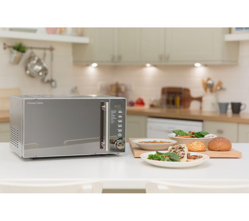 RUSSELL HOBBS RHM2017 Compact Solo Microwave - Silver image number 5 of 11