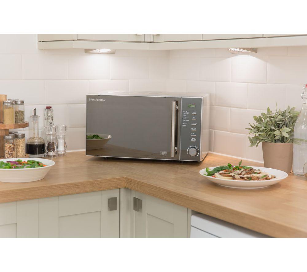 RUSSELL HOBBS RHM2017 Compact Solo Microwave - Silver image number 10 of 11