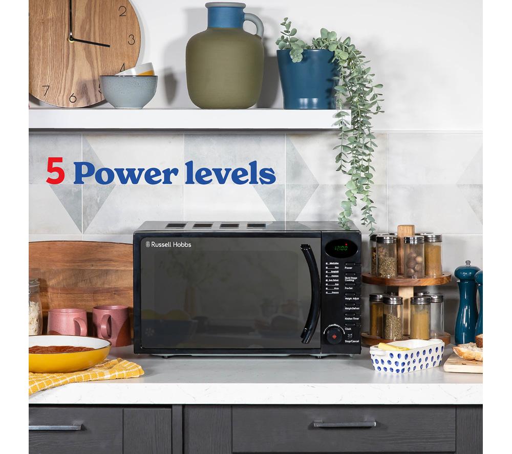 RUSSELL HOBBS RHM1714B Solo Microwave - Black image number 9 of 10
