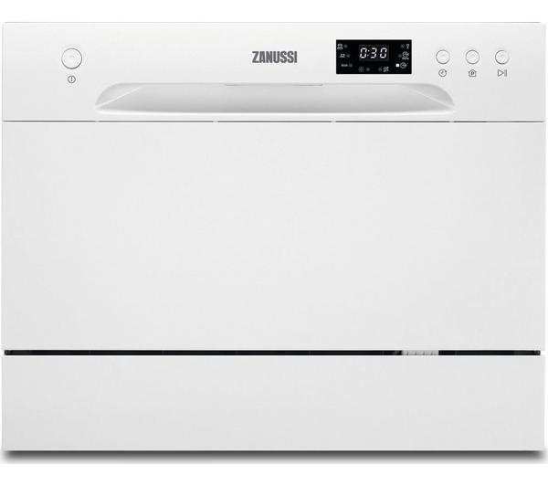 ZANUSSI ZDM17301WA Compact Dishwasher - White image number 0