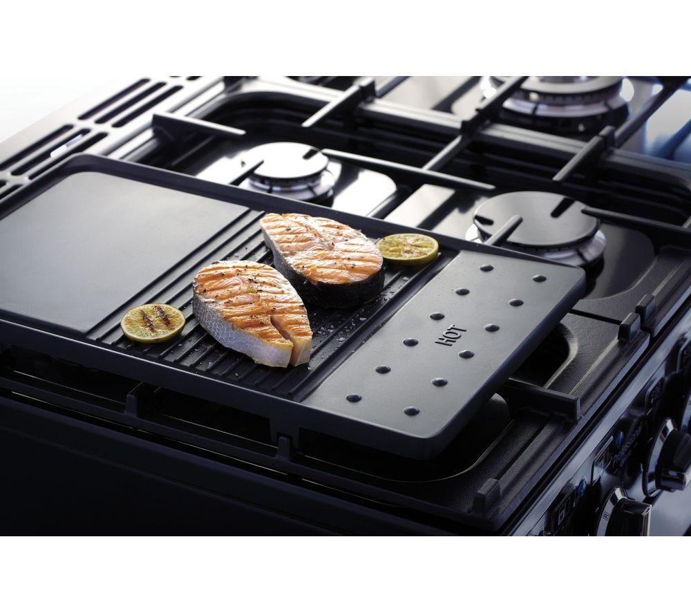 RANGEMASTER Professional Deluxe 90 Dual Fuel Range Cooker - Stainless Steel image number 5 of 9