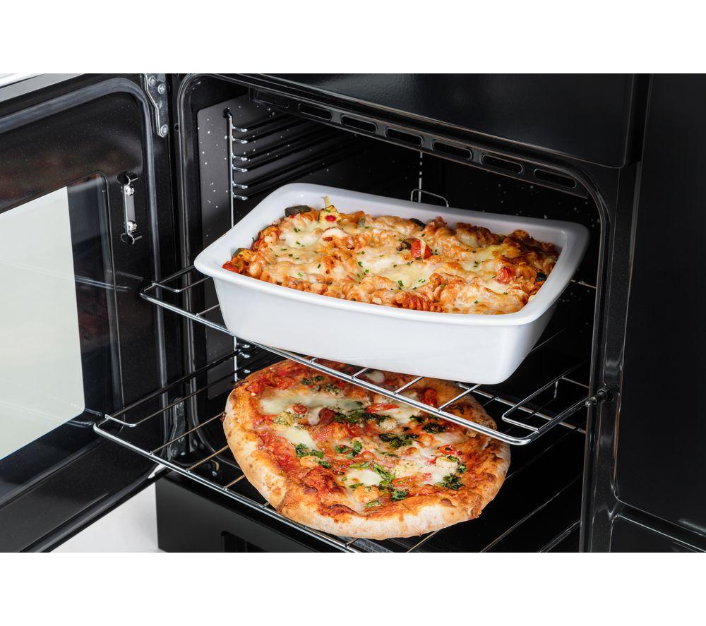 RANGEMASTER Kitchener 90 Dual Fuel Range Cooker - Stainless Steel & Chrome image number 8 of 8