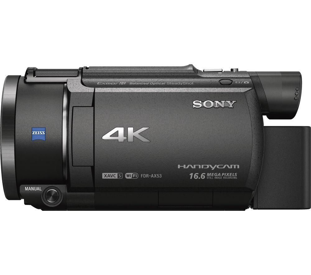 Click to view product details and reviews for Sony Fdr Ax53 4k Ultra Hd Camcorder Black Black.