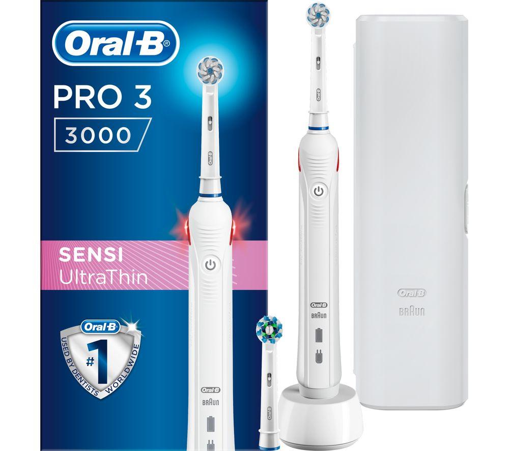 Buy ORAL B Pro 3 3000 CrossAction Electric Toothbrush Currys