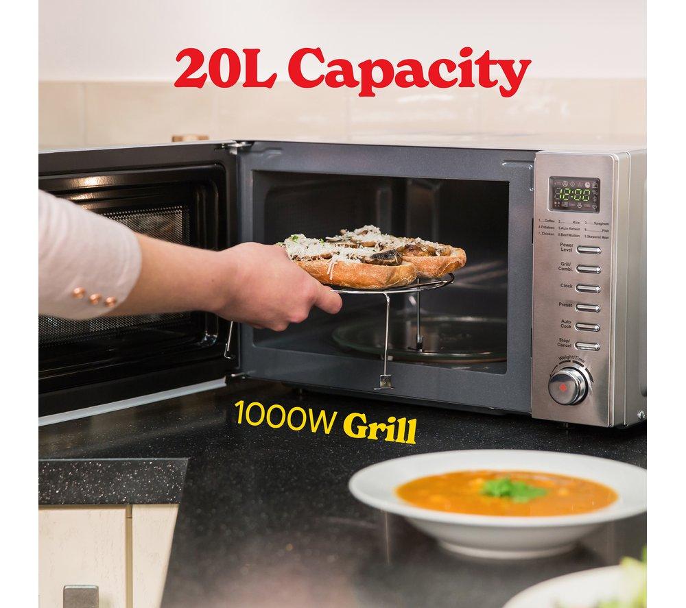 RUSSELL HOBBS RHM2031 Microwave with Grill - Stainless Steel image number 7 of 9