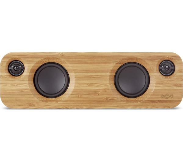 HOUSE OF MARLEY Get Together Mini Bluetooth Wireless Portable Speaker - Wood & Black image number 6