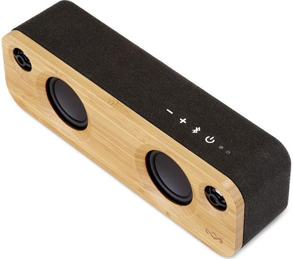 HOUSE OF MARLEY Get Together Mini Bluetooth Wireless Portable Speaker - Wood & Black image number 9
