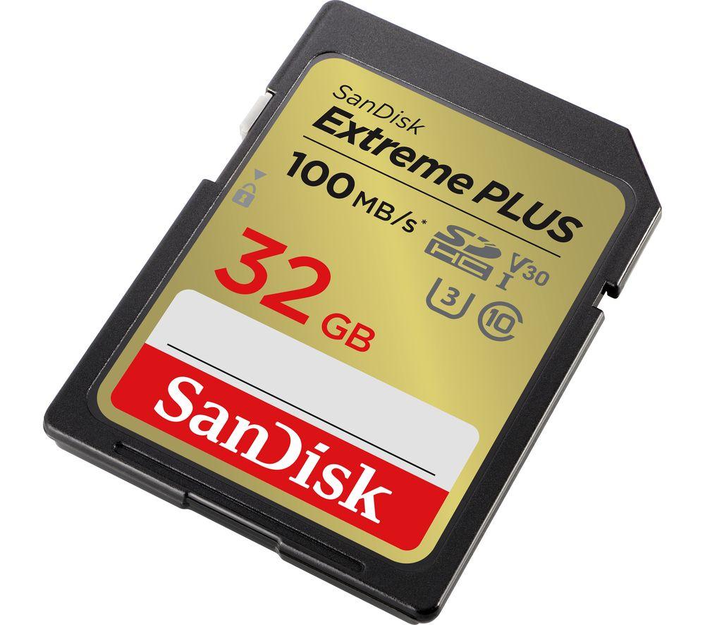 SANDISK Extreme Plus Ultra Performance Class 10 SDHC Memory Card - 32 GB, Twin Pack image number 3 of 3