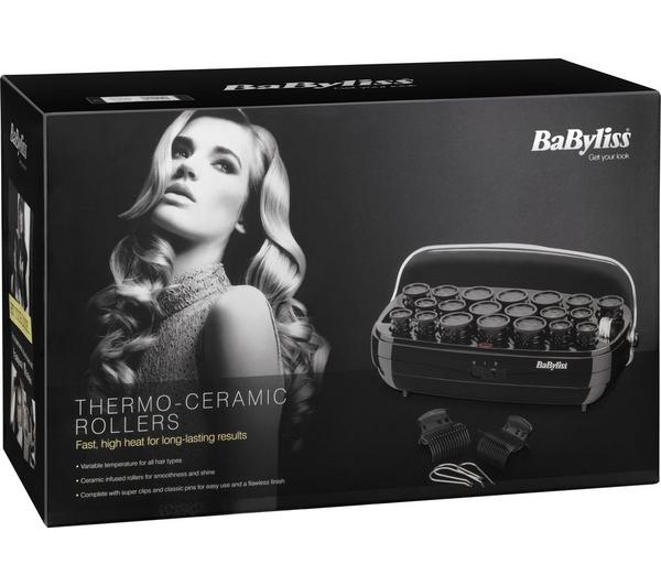 BABYLISS Thermo BAB3045 Ceramic Rollers - Black image number 1