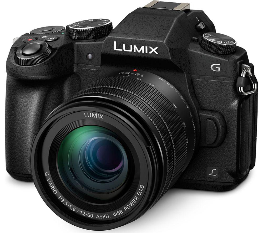 PANASONIC Lumix DMC-G80 Mirrorless Camera with 12-60 mm f/3.5-5.6 Lens, Black